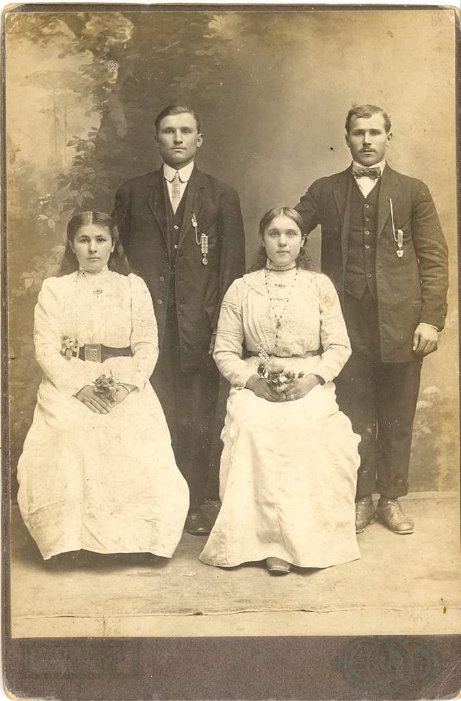 Lublin-XIXw -Foto Wasilewski-foto dwu małżeństw