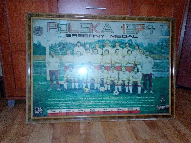 Plakat reprezentacji polski z 1974r.