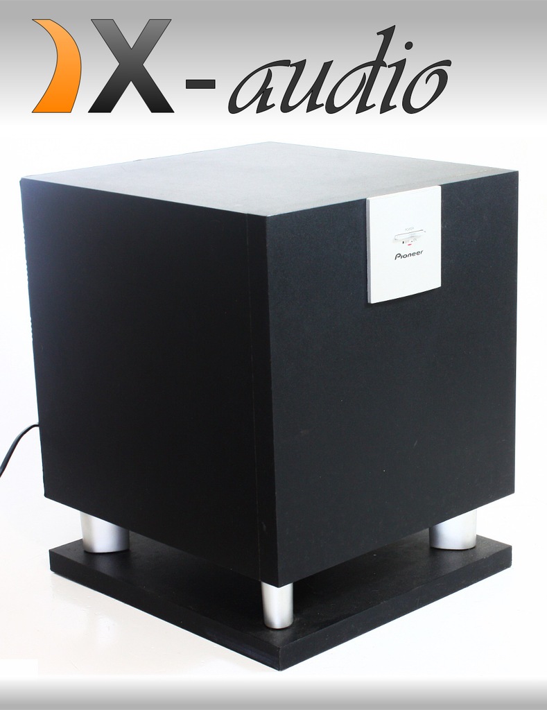 PIONEER S-W90S SOLIDNY SUBWOOFER AKTYWNY MEGABAS!!
