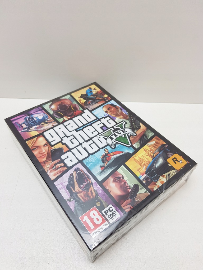 GRAND THEFT AUTO 5 GTA V GTA5 PC BOX PO POLSKU 7728610966 oficjalne archiwum Allegro