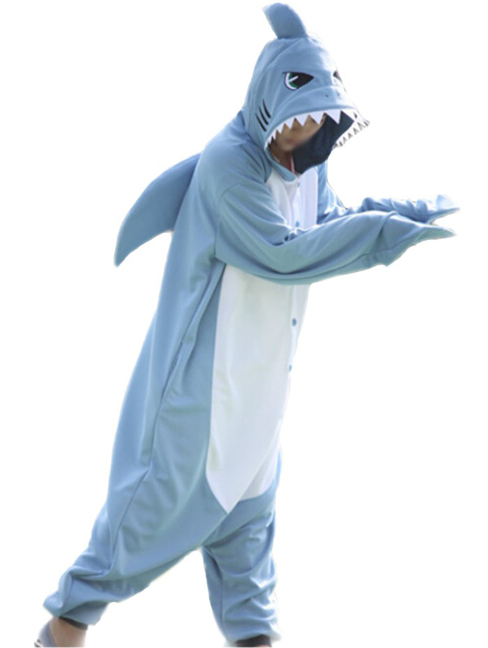 ONESIE DRES PIŻAMA KOMBINEZON REKIN KIGURUMI XL 42