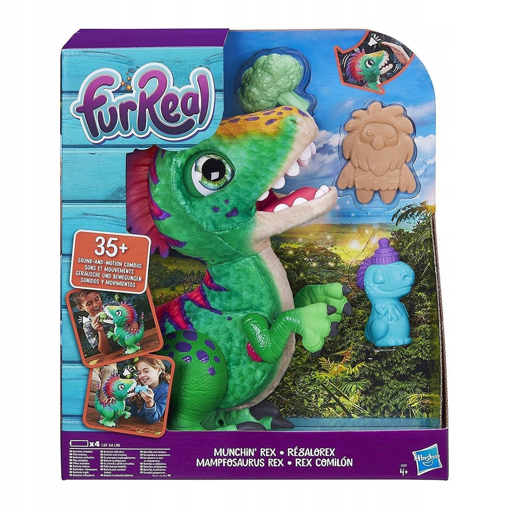 HASBRO FURREAL MUNCHIN REX INTERAKTYWNY DINOZAUR