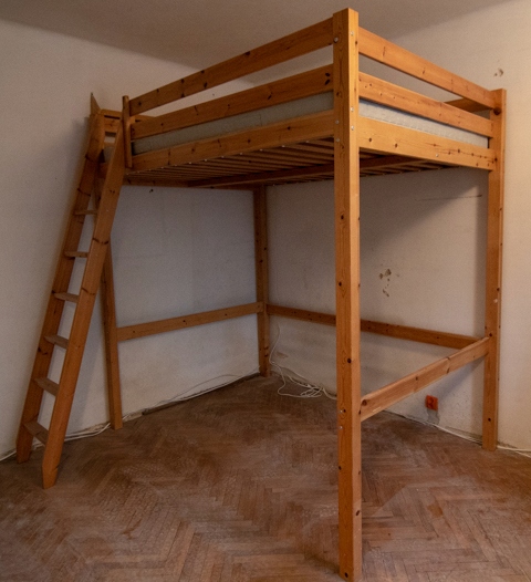 IKEA STORA Łóżko-antresola-UŻYWANE