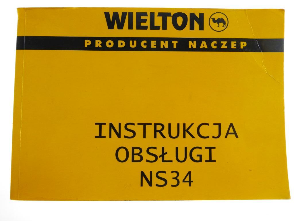 Instrukcja obsługi Naczepa NS34 WIELTON /A9573/