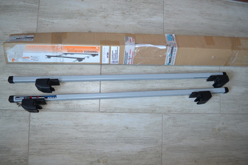 Bagażnik na relingi belki - Diheng D2000 112cm