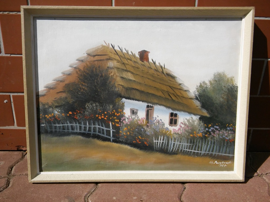 obraz podpisany Zb.Paszkowski 1987