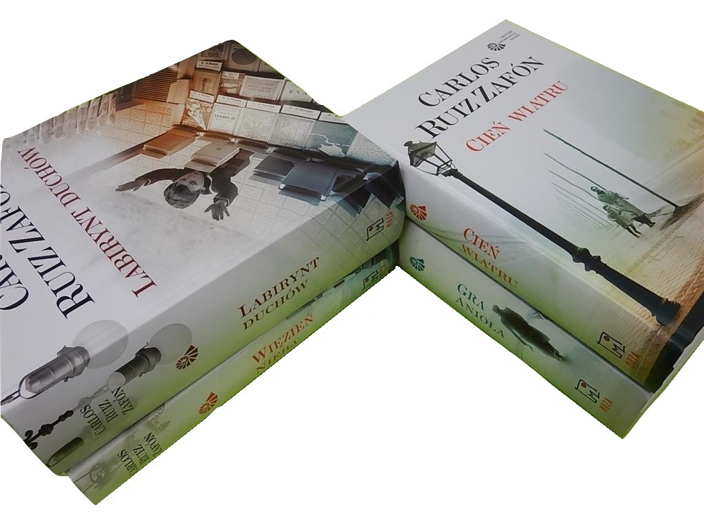 Zafon Cmentarz Zapomnianych Książek 4 TOMY NOWE TW