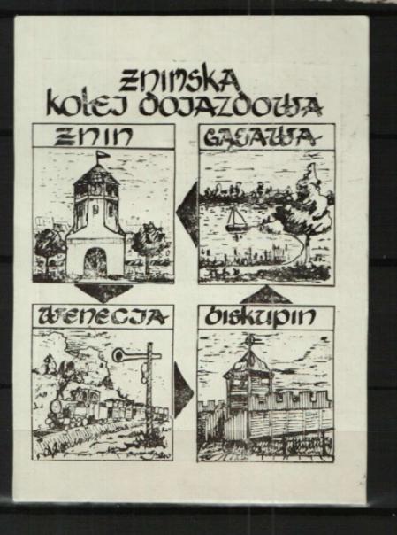 Kolej wąskotorowa - Żnin-Gąsawa - 1993 rok