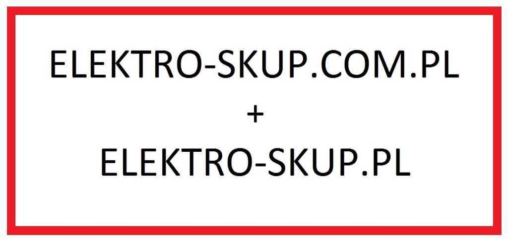 ! PROMOCJA ! ELEKTRO-SKUP.COM.PL + ELEKTRO-SKUP.PL