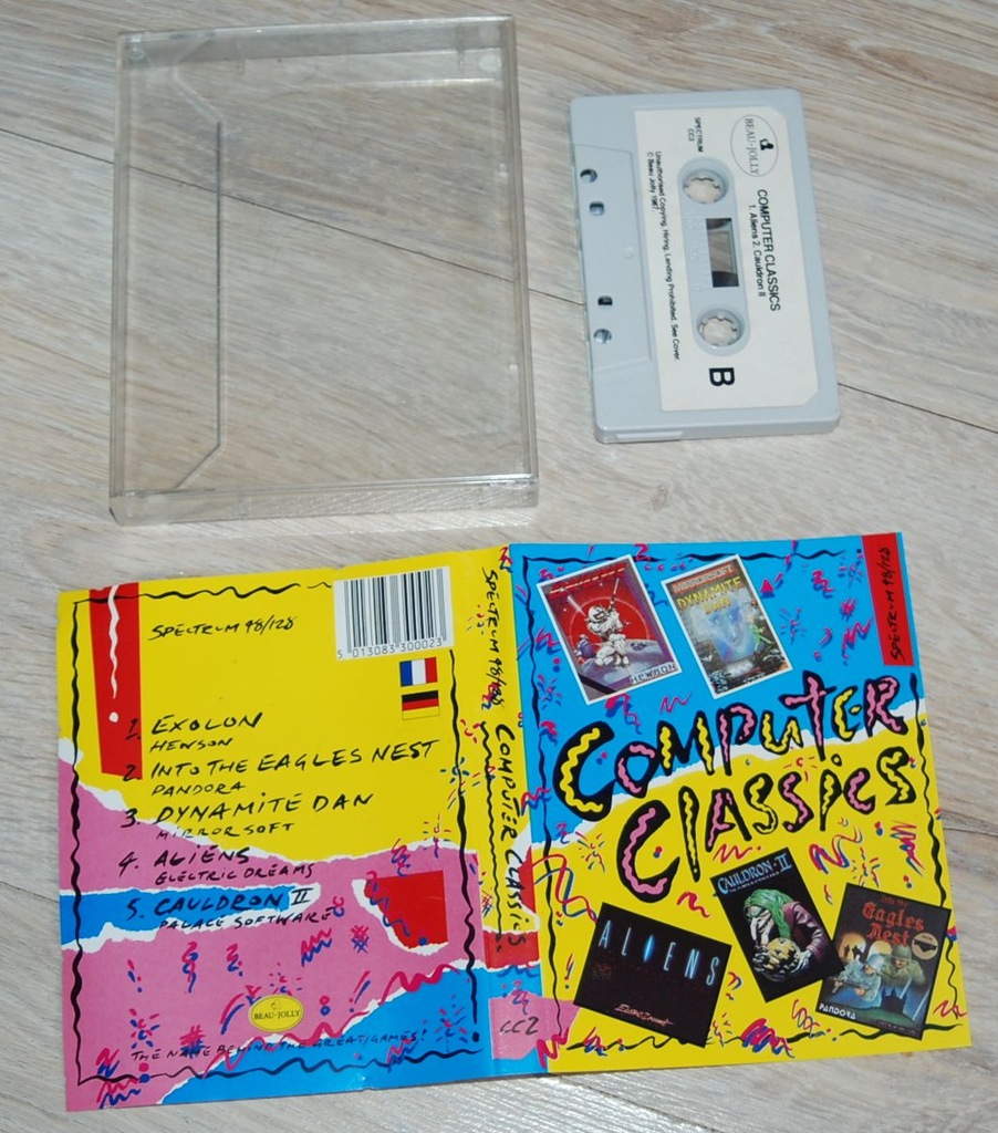 ZX SPECTRUM COMPUTER CLASSICS ALIENS DYNAMITE DAN