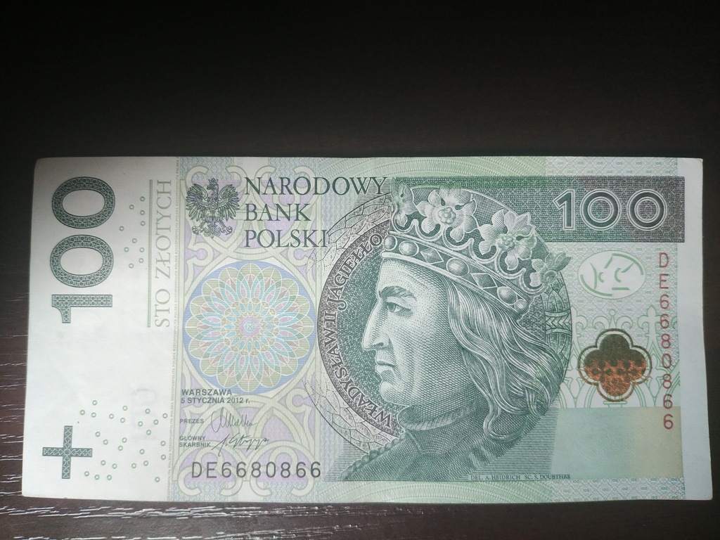 Unikatowy Banknot 100zl Radar !! BCM !!!