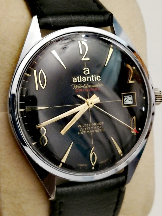 Zegarek Atlantic Worldmaster piękna tarcza