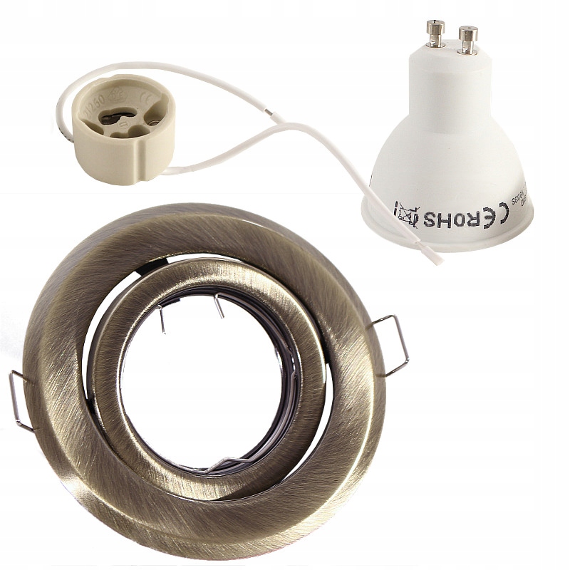 Oprawa + żarówka LED zestaw podbitka dach 230V