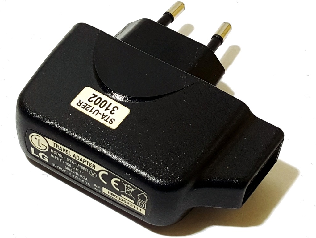 ŁADOWARKA USB SIECIOWA LG STA-U12ER ORYGINAŁ