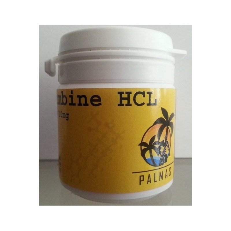 Palmas Yohimbine hcl 100 caps 5mg Johimbina