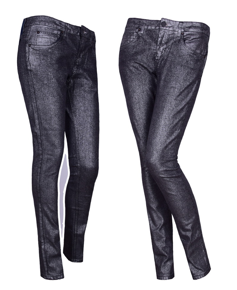 NOWE damskie spodnie ADIDAS rurki jeans r. 32/34