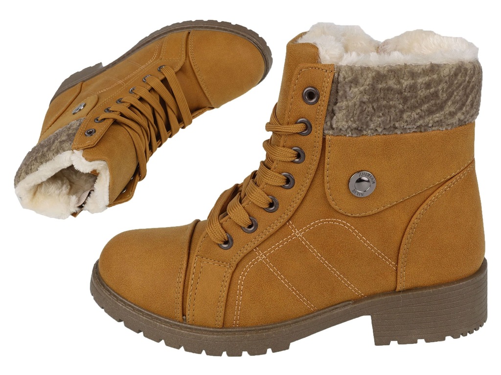 BUTY TREPY CIEPŁE ZIMOWE DAMSKIE 038-3 *36