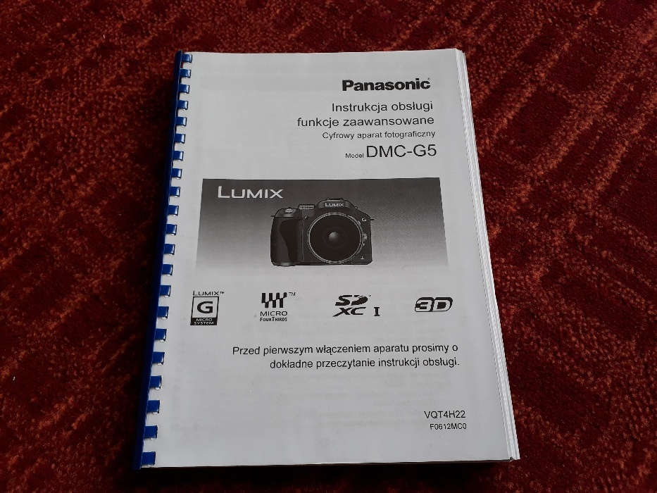Panasonic G5 - Instrukcja