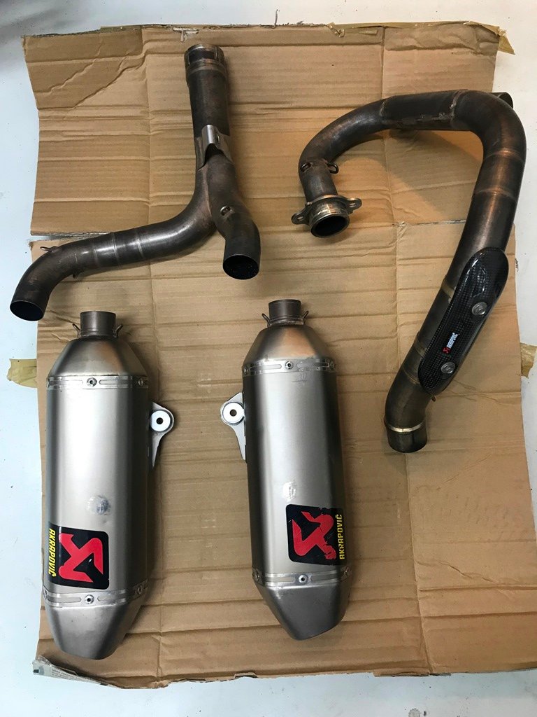 HONDA CRF 450 AKRAPOVIC WYDECH UKŁAD WYDECHOWY