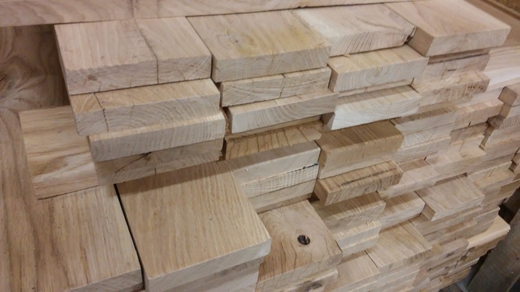Deski dębowe 20x83x950mm suche, heblowane.