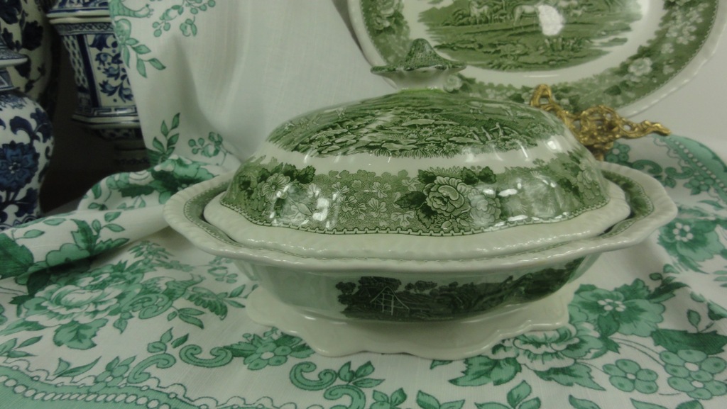 ADAMS MISA Z POKRYWĄ WAZA porcelana angielska