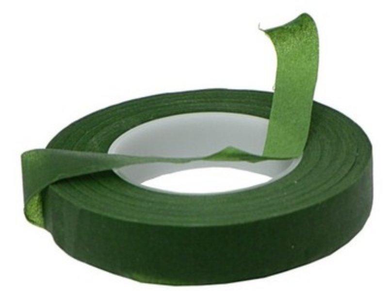 Maskująca TAPA Taśma Florystyczna  zielona 12mm/27