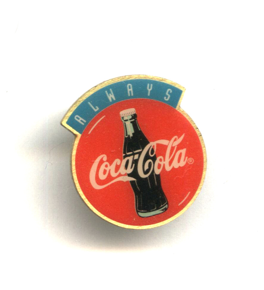 odznaka Always CocaCola - Zawsze Coca Cola