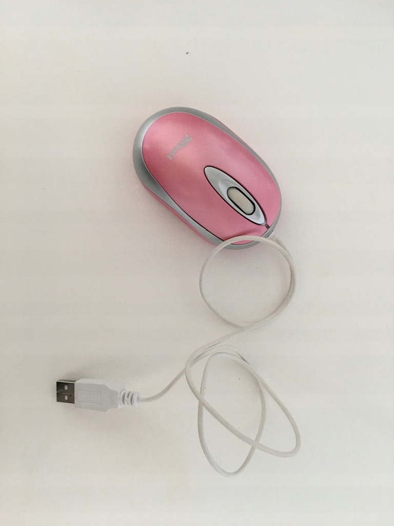 Myszka USB do komputera // RÓŻOWA