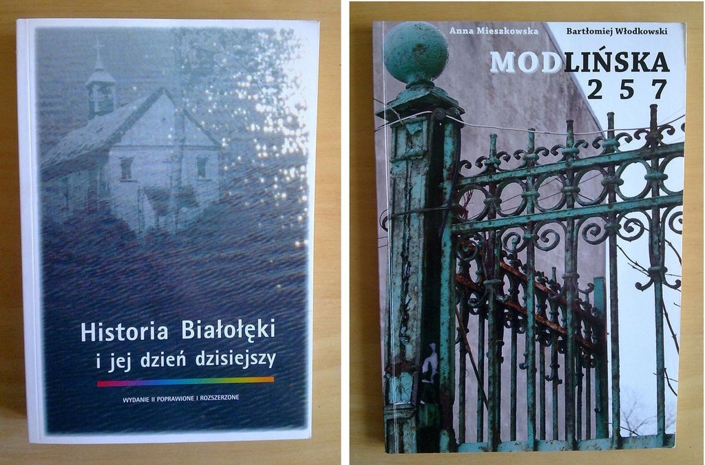 Białołęka - Historia Dzisiaj Modlińska - 2 książki