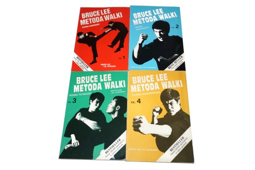 Bruce Lee - METODA WALKI - KOMPLET 4 TOMY - SUPER