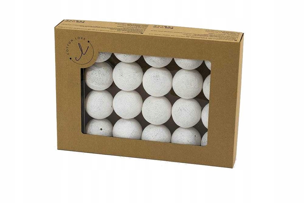 Cotton Balls na prąd 10szt - All White