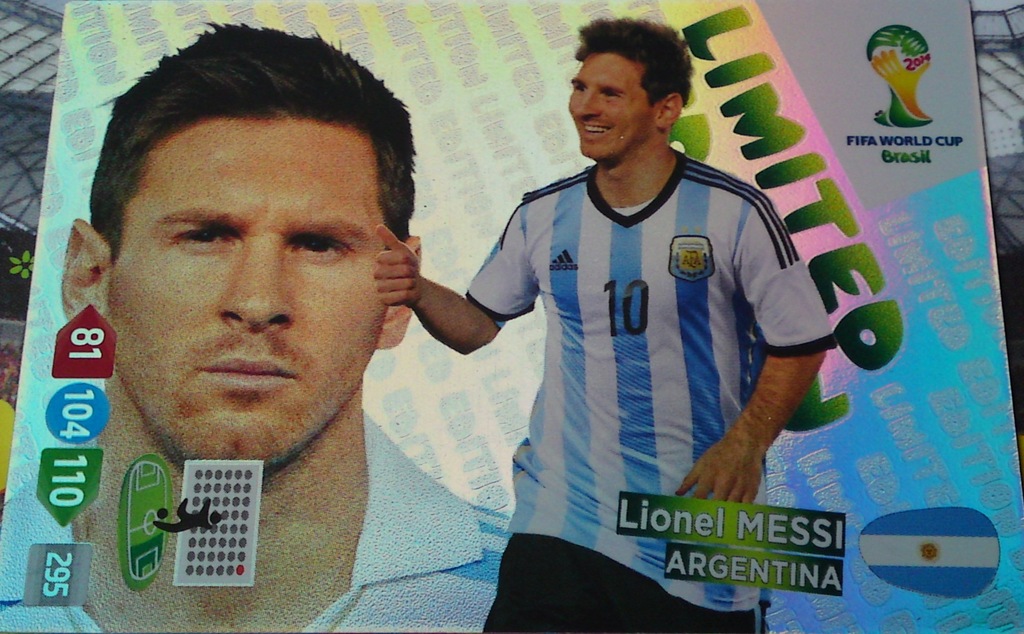 FIFA WORLD CUP BRASIL 2014 MESSI Limited Edition