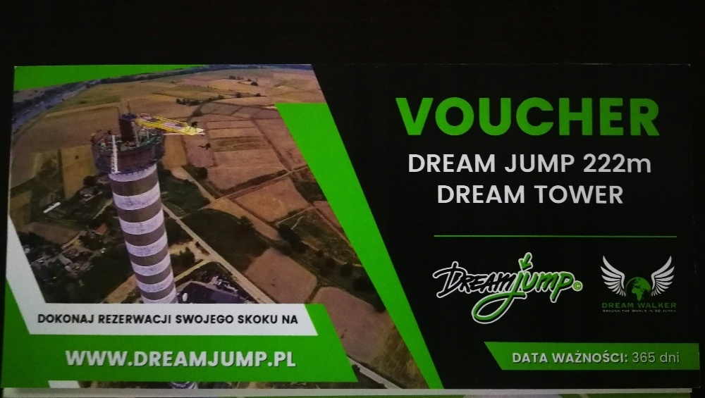 Dream Jump Głogów 222m Voucher