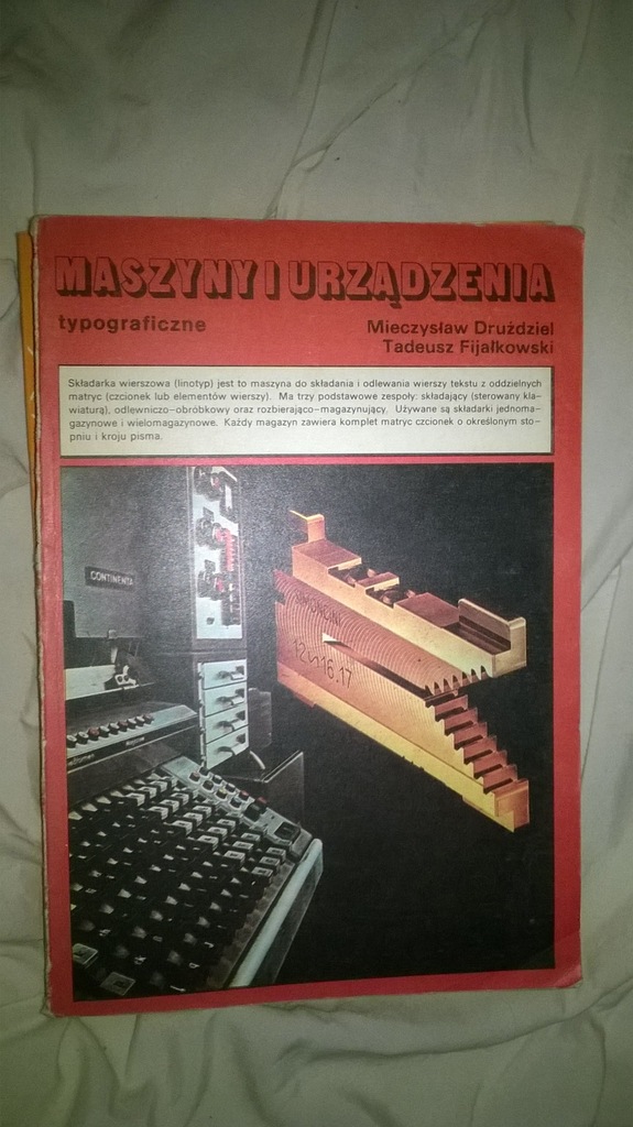 MASZYNY I URZĄDZENIA TYPOGRAFICZNE - Druździel