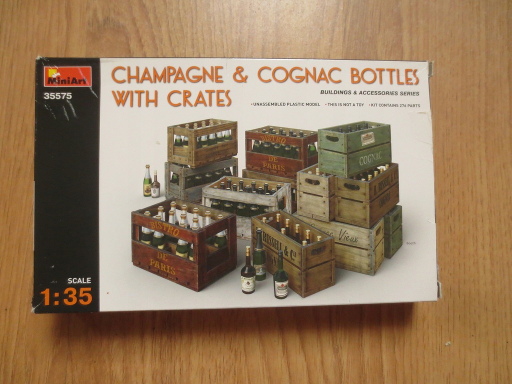 MiniArt 35575 Champagne &amp; cognac bottles