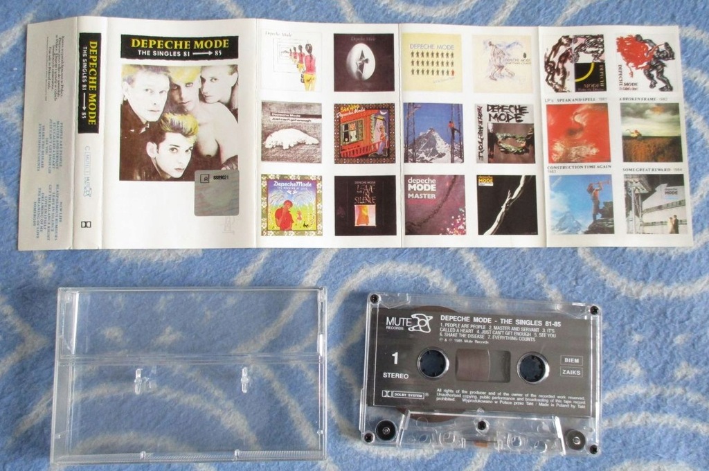 Kaseta MC Depeche Mode Singles 81-85