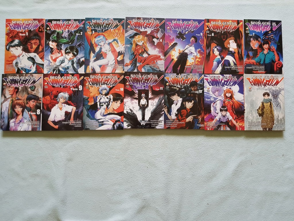 Neon Genesis Evangelion 1-14 PL Komplet