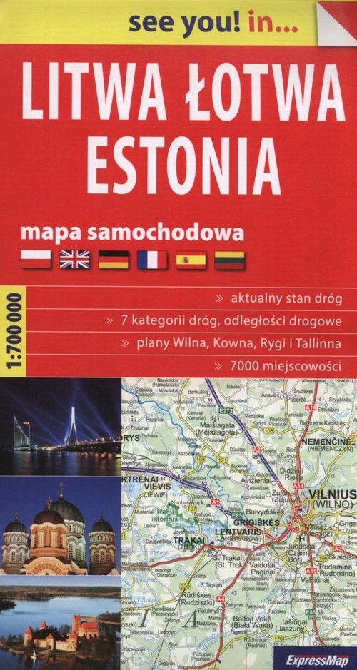 estonia mapa samochodowa Litwa Lotwa Estonia Mapa Samochodowa 1 700 000 Pr 7307246886 Oficjalne Archiwum Allegro estonia mapa samochodowa