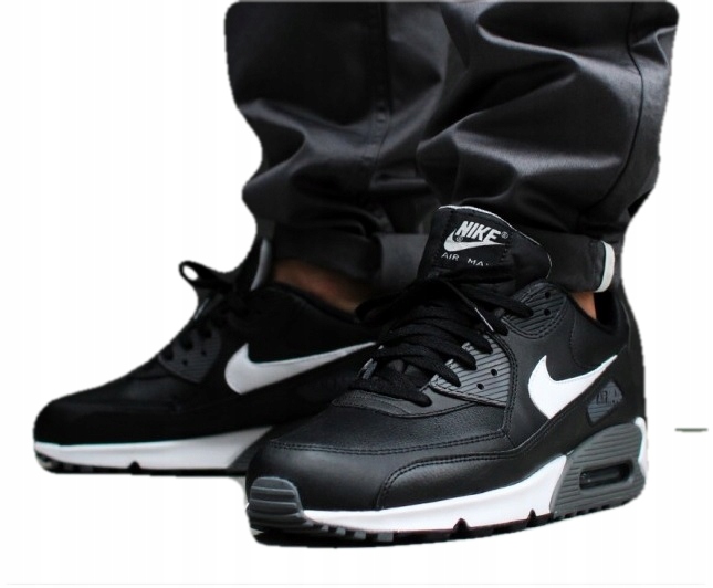 Nike Air Max 90 Essential Czarno Biale Skora 40 5 7025727620 Oficjalne Archiwum Allegro