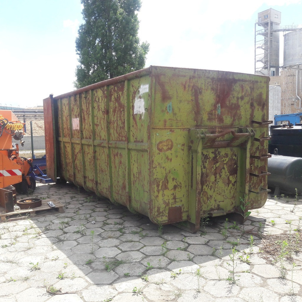 Kontener hakowy do hakowca 34m3 6x2,3x2,26m brutto