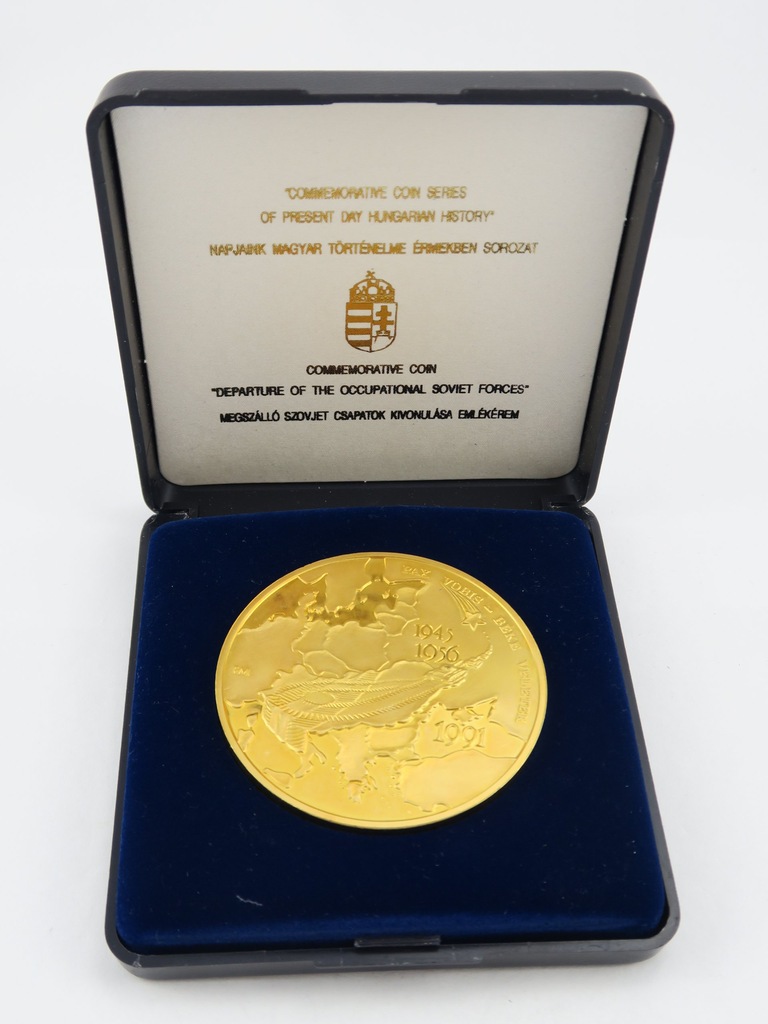 Medal - PAX VOBIS 1991 Węgry - Cert. - Etui - Z825