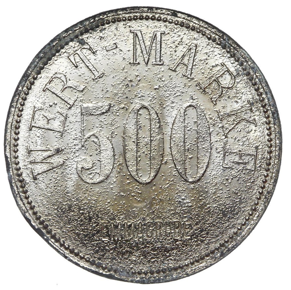 KOPALNIA Radlin - Emmagrube - 500 Pfennig