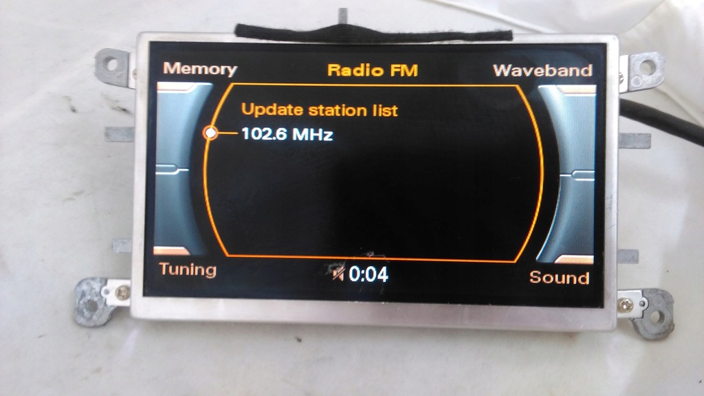 WYŚWIETLACZ EKRAN LCD AUDI A4 B8 A5 Q5 8T0919603