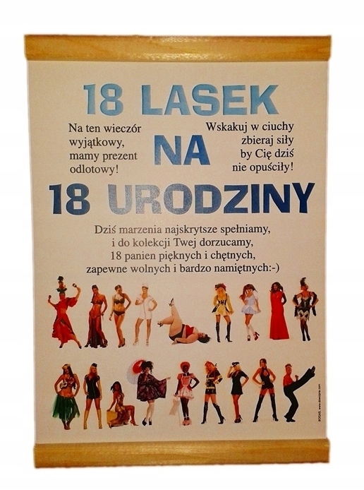 Dyplom Prezent Karnet na 18stke dla BRATA KOLEGI