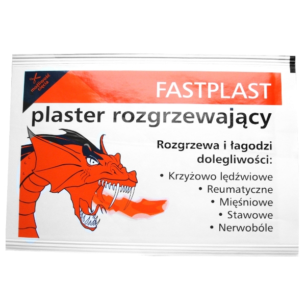 PLASTRY ROZGRZEWAJĄCE PRZECIWBÓLOWE FASTPLAST HIT