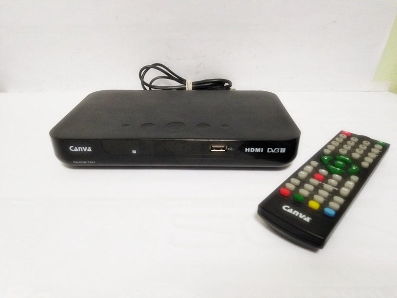 DEKODER DVBT CANVA CN-DVB-T261 +PILOT