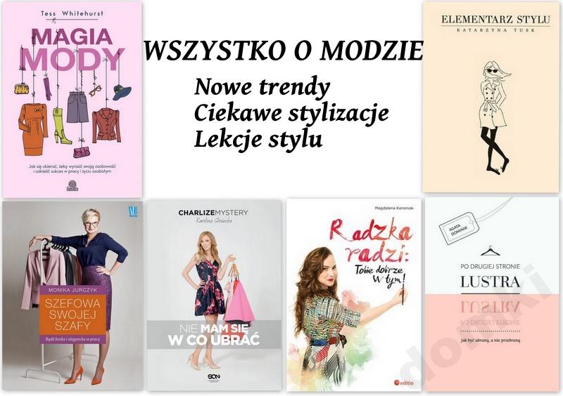 Poradniki modowe pakiet 6 książek moda,trendy,styl