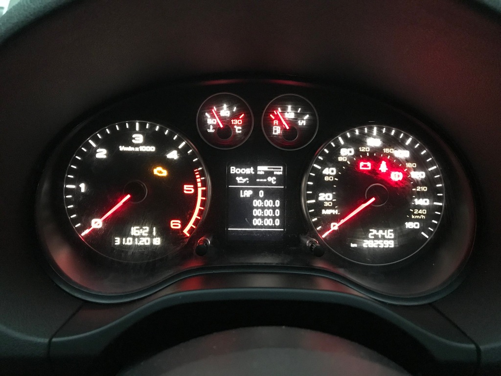 Audi A3 8p Licznik Diesel Polift Anglik 7196054816 Oficjalne Archiwum Allegro