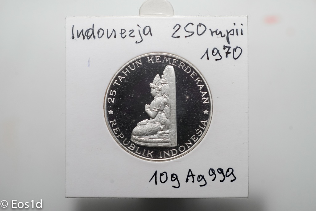 Indonezja 250 Rupii 1970