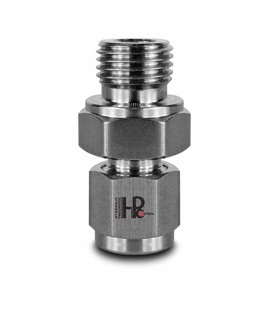 Złączka skręcana nierdz. 6mm gwint 1/4 cala RPCS06